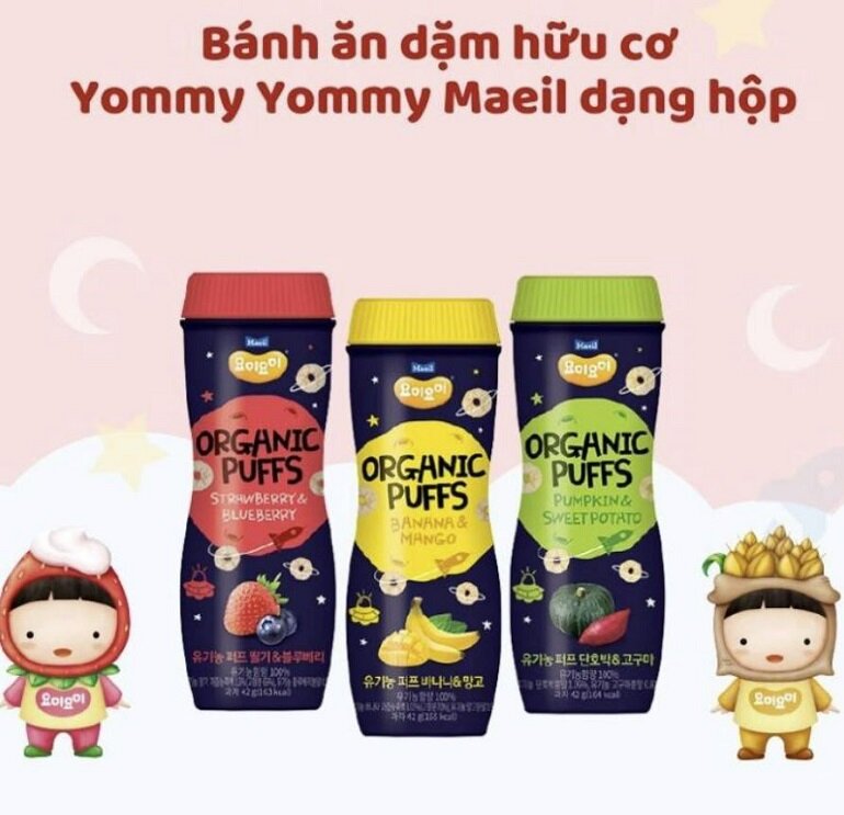 Bạn biết gì về bánh ăn dặm hữu cơ Yommy Yommy Hàn Quốc? chất lượng và an toàn cho bé không?