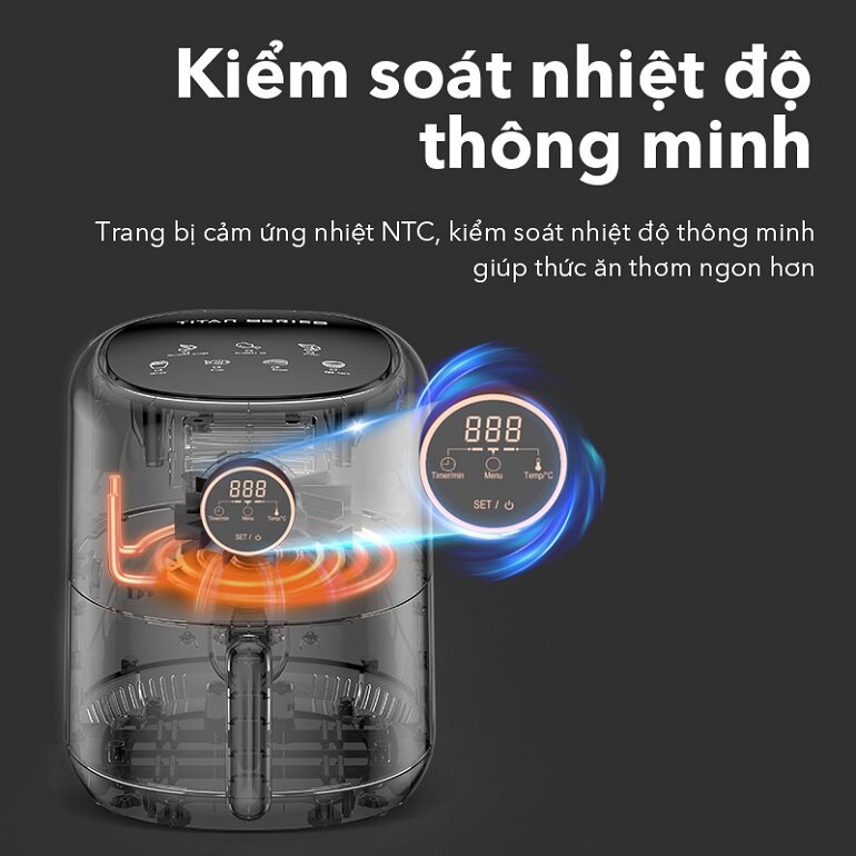 Bật mí 9 đặc điểm nổi bật của nồi chiên không dầu Samono SW-AFBE04 4 lít cực hay