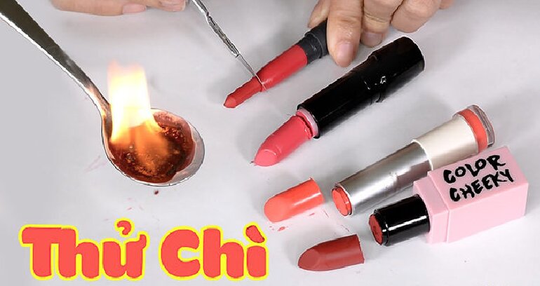 Bật mý cách nhận biết son môi không chì nhanh chóng trong với 3 giây bạn nữ nên biết