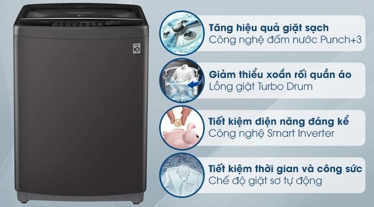 Ngân sách 7 triệu lên mua máy giặt LG inverter 9 kg fm1209s6w hay LG Inverter 11,5Kg T2351VSAB