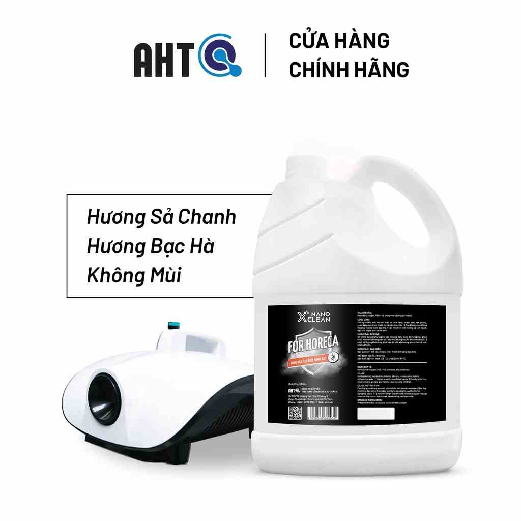 Dung Dịch Nano Bạc Horeca Xclean 5L, Chuyên Khử Khuẩn Khử Mùi làm sạch bồn cầu, khử mùi ô tô, mùi hải sản, khói thuốc