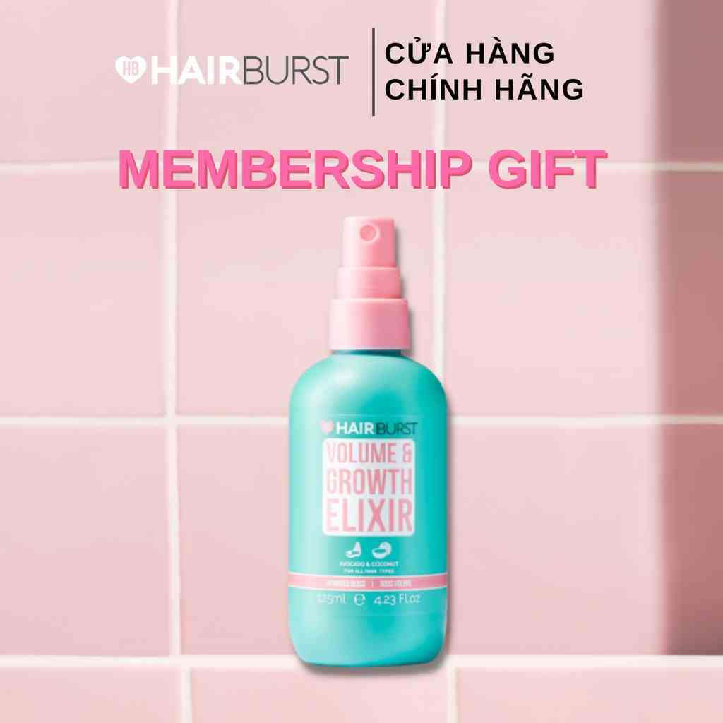 [MEMBERSHIP GIFT] Xịt Hairburst Volume and Growth Elixir Tạo Độ Phồng Và Kích Thích Mọc Tóc 125ml