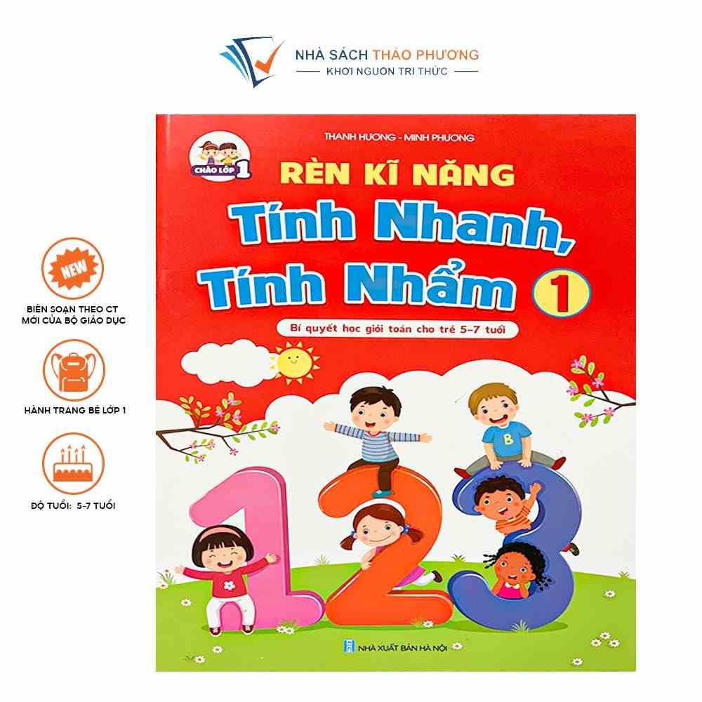 Sách - Rèn kỹ năng tính nhanh tính nhẩm bí quyết học giỏi toán cho bé