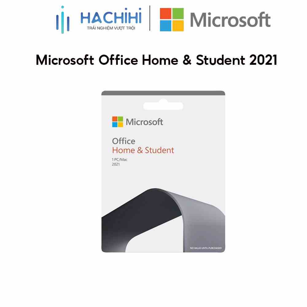 Phần mềm Office Home & Student 2021 |Dùng vĩnh viễn| Dành cho 1 người,1 thiết bị |Chuyển được máy tính khác