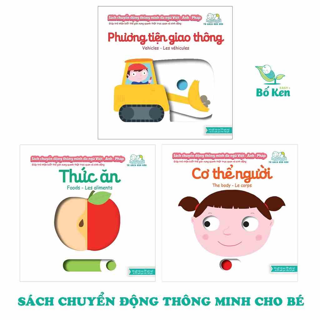 [Mã BMLTB35 giảm đến 35K đơn 99K] Sách Chuyển Động Thông Minh Cho Bé [Đa Ngữ Việt - Anh - Pháp]