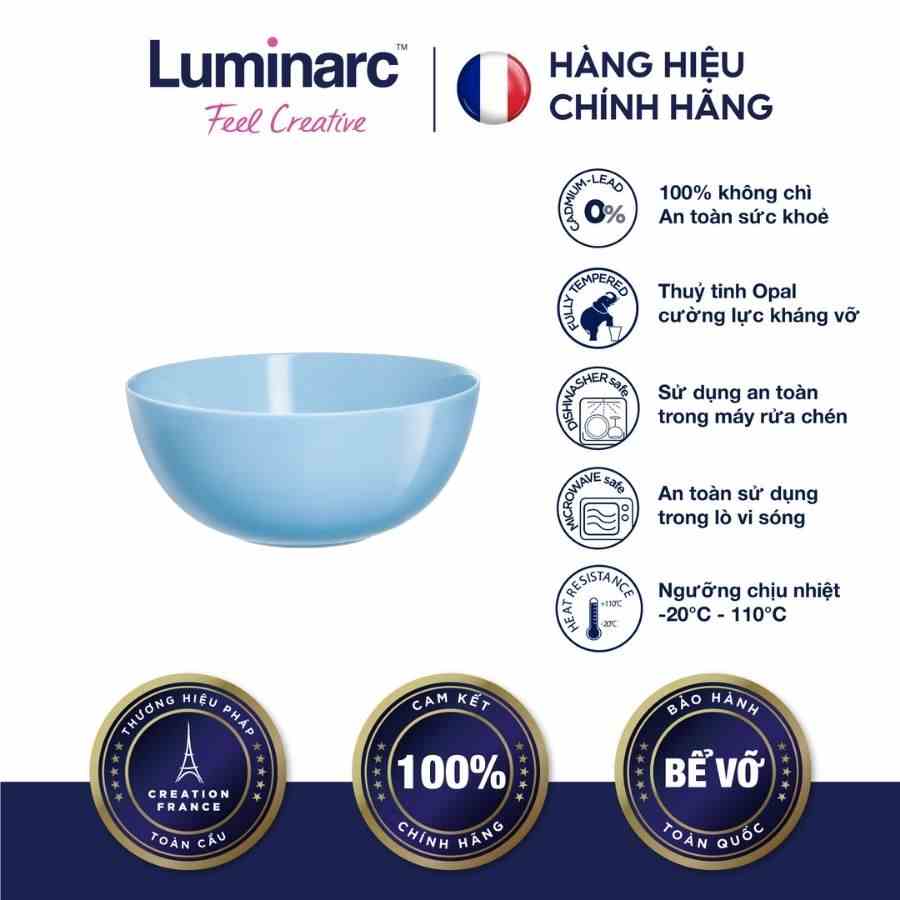 [Mã BMLTB35 giảm đến 35K đơn 99K] Bộ 6 Chén Thuỷ Tinh Luminarc Diwali Light Blue 12cm- LIDIP9203