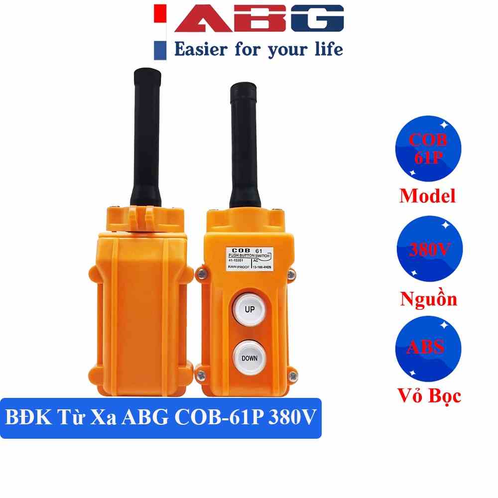 Bộ Điều Khiển ABG COB-61P 380V Sử Dụng Trong Công Nghiệp Giúp Điều Khiển Tời Điện Và Rùa Xoay Chuyên Dụng