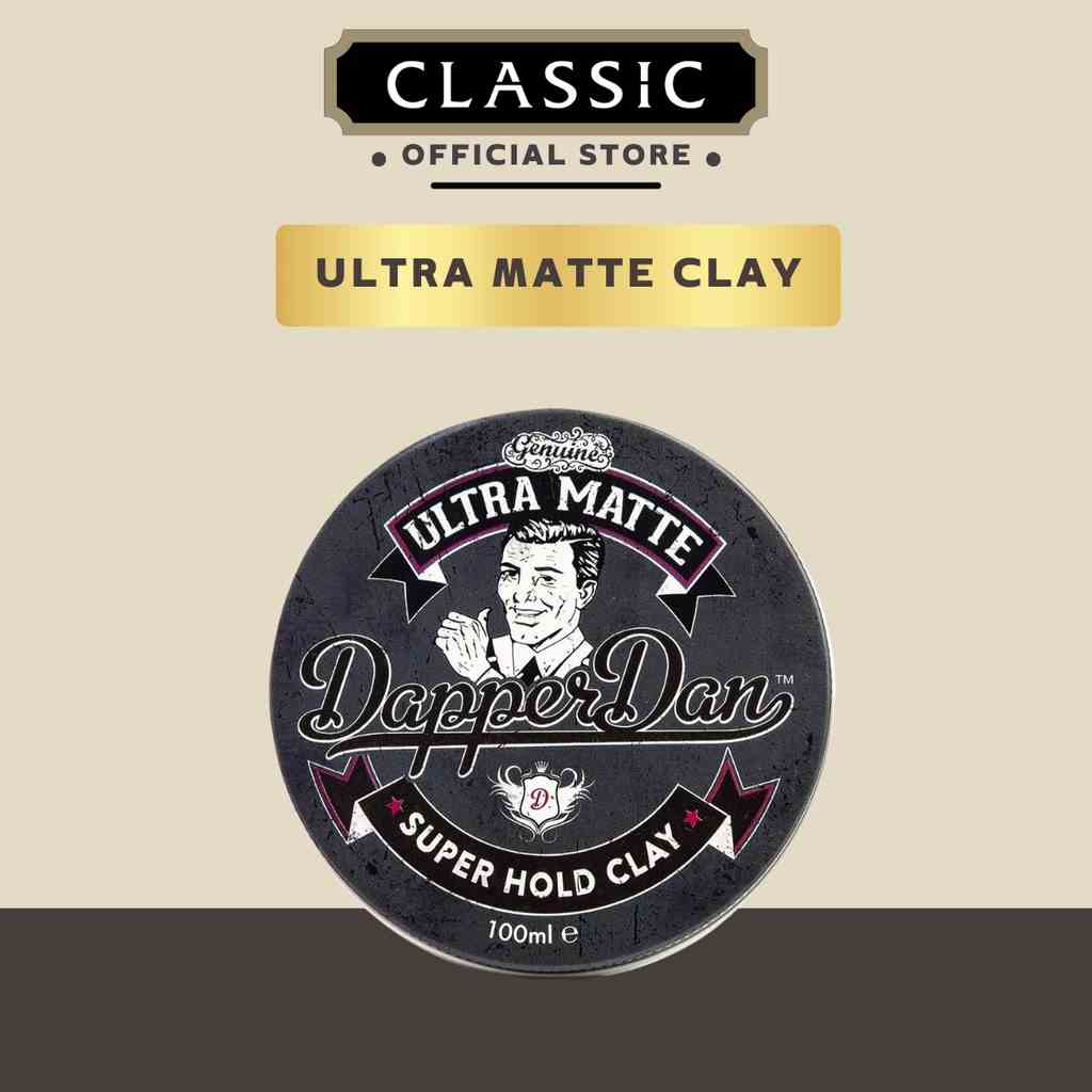 [Mã BMTTC60K giảm đến 60K đơn 50K] Sáp Vuốt Tóc Dapper Dan Ultra Matte Clay 100ml