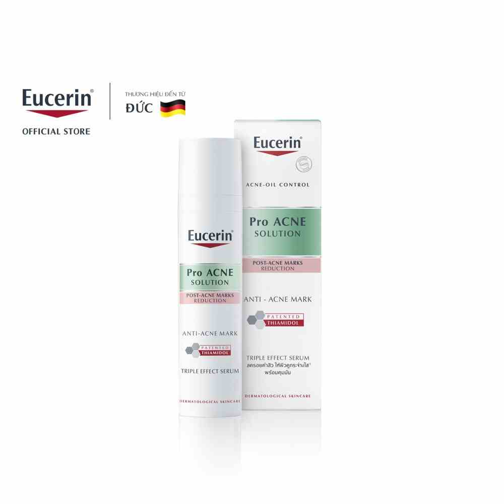 Tinh chất giảm thâm & dưỡng sáng cho da mụn Eucerin Pro Acne Triple Effect Serum 40ml