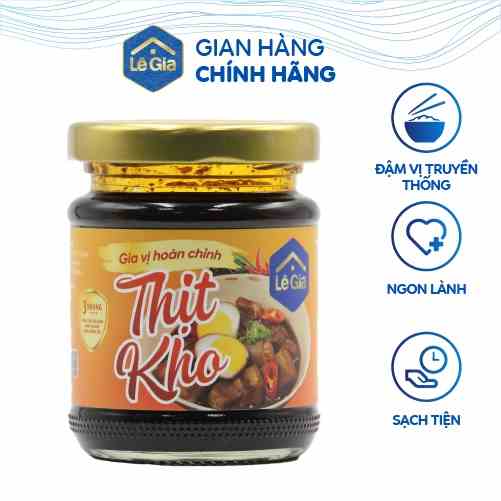 Gia vị hoàn chỉnh thịt kho 180g - Lê Gia