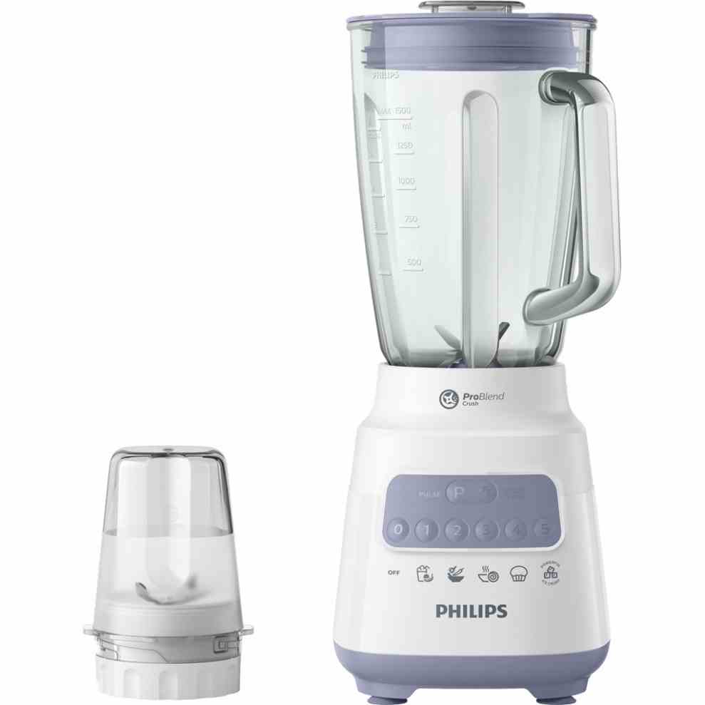 [Mã BMLTB35 giảm đến 35K đơn 99K] Máy Xay Sinh Tố Philips HR2222/00 (Cối Thủy Tinh - 700W) - Bảo Hành Chính Hãng 2 Năm