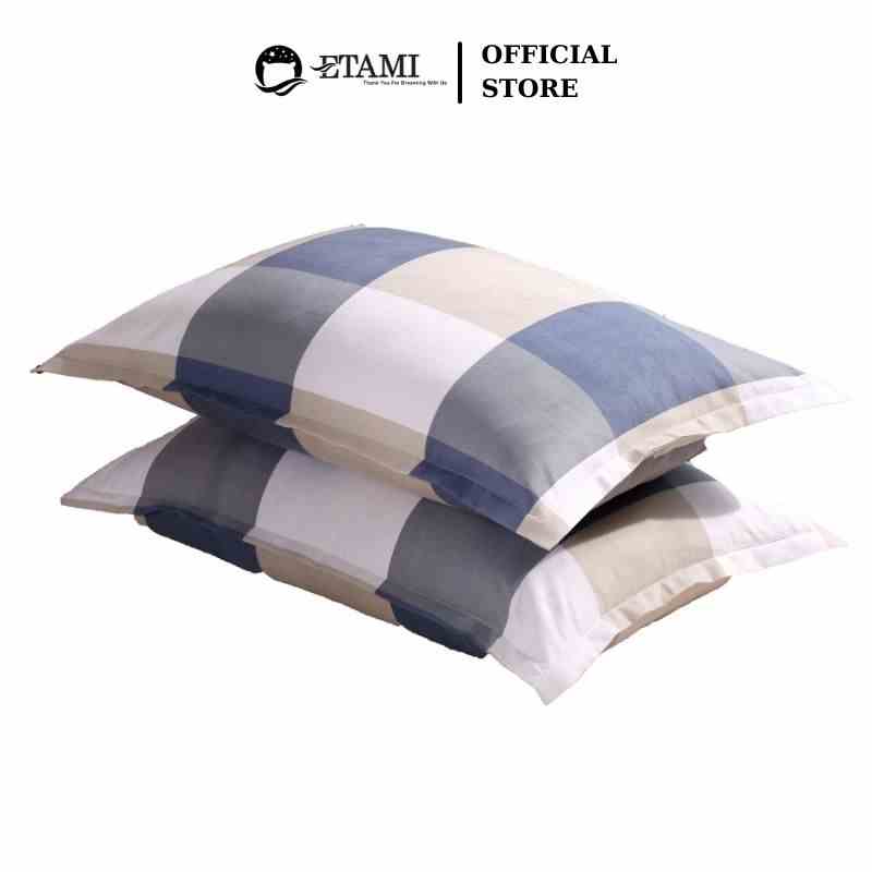 Vỏ gối nằm cao cấp cotton 45x65 ETAMI thiết kế mềm mịn