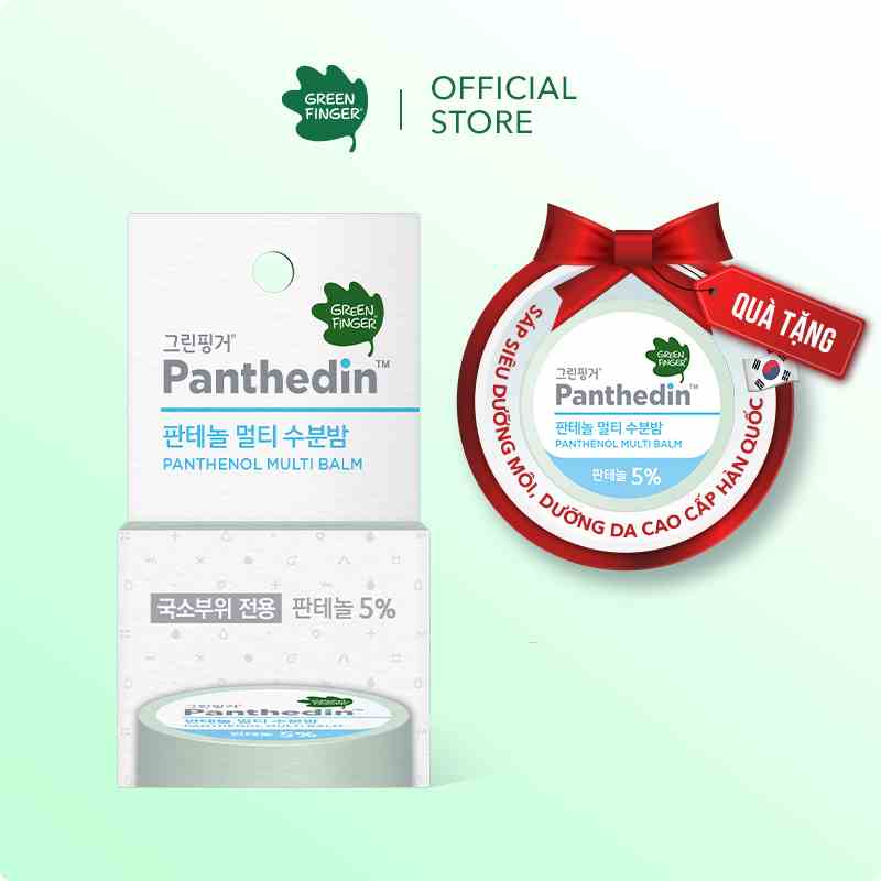 Sáp Dưỡng môi Dưỡng ẩm da Đa Năng cho bé (0-36 tháng) Greenfinger Panthedin 5% PANTHENOL Multi Balm 14g (1 hũ)