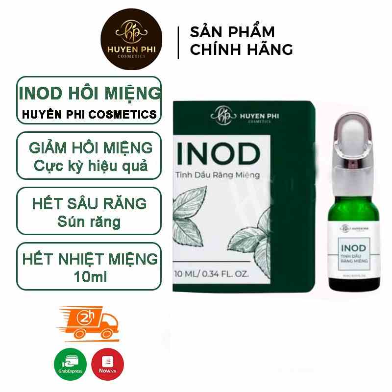 Tinh dầu hôi miệng Inod Huyền Phi 10ml tác dụng giảm nhiệt miệng, v iêm lợi, sâu răng sau 1 liệu trình