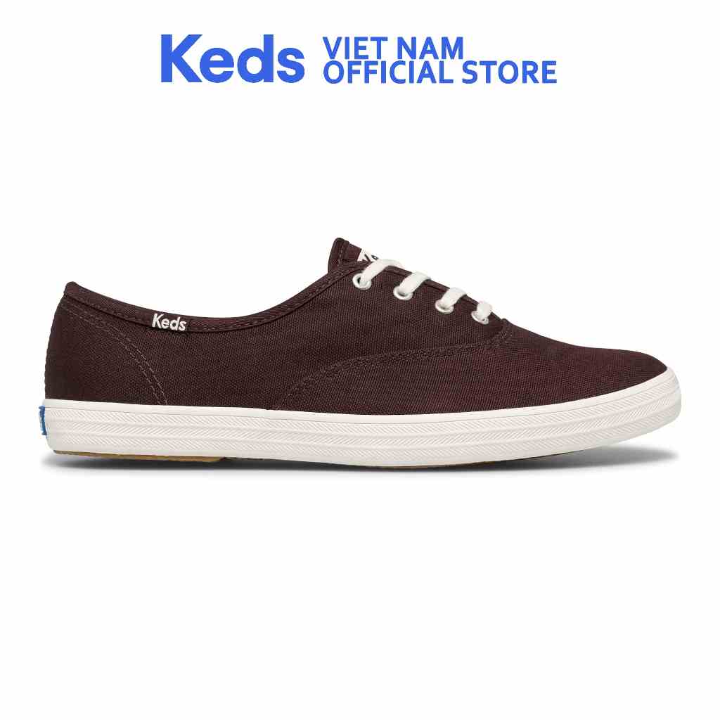 Giày Keds Nữ- Champion Organic Canvas Burgundy- KD065183