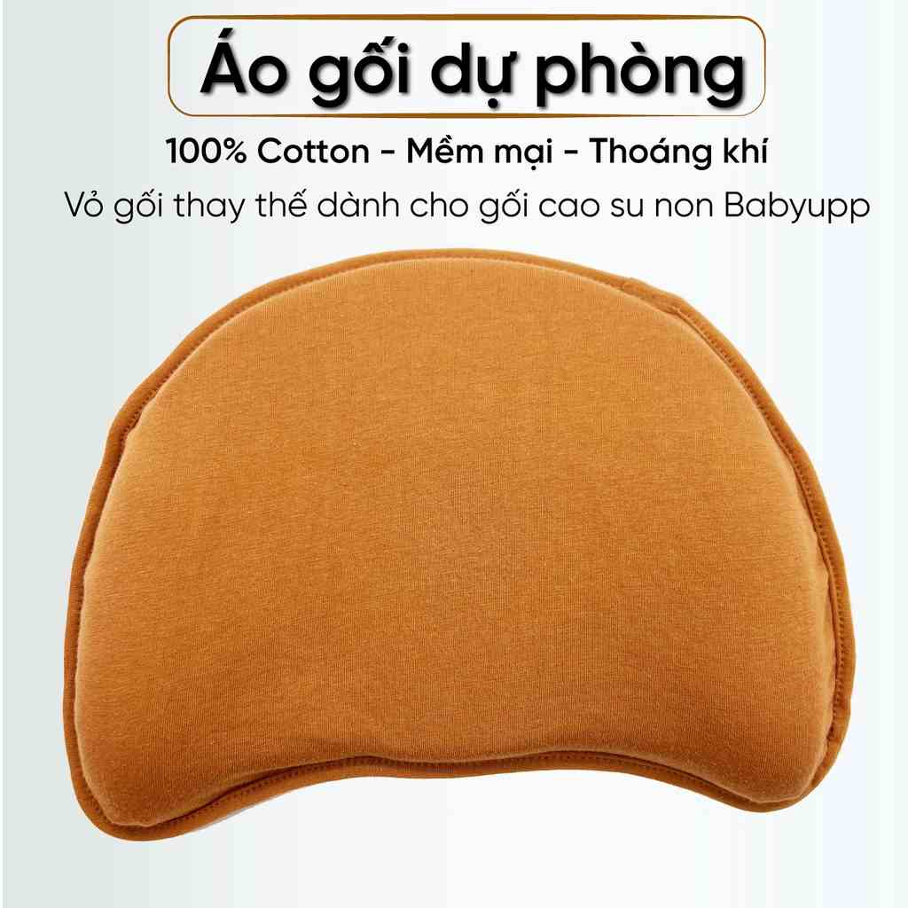 Vỏ áo gối 100% cotton thấm hút mồ hôi - thoáng mát an toàn cho bé