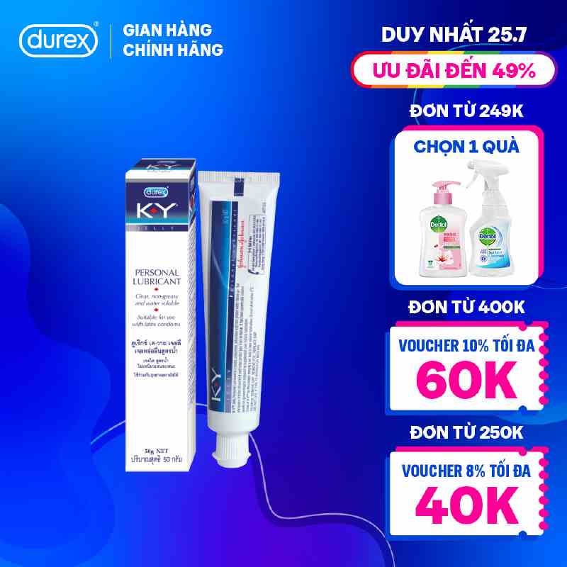 Gel bôi trơn Durex K-Y Jelly 50g