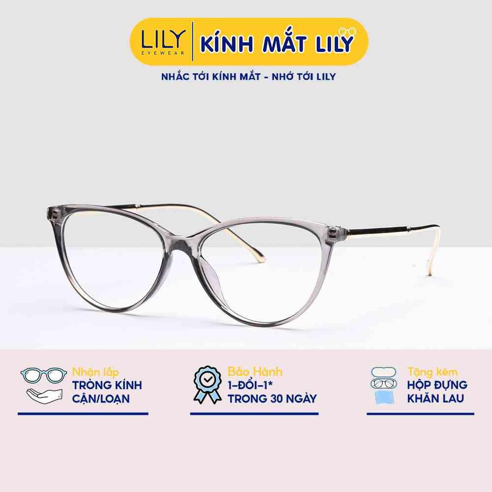 Kính mắt mèo nữ LILYEYEWEAR kiểu dáng thanh mảnh thời trang 5029