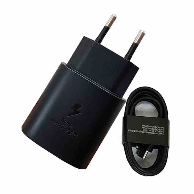 [Mã BMLTB35 giảm đến 35K đơn 99K] Bộ sạc nhanh Samsung Travel Adapter 25W Kèm cáp sạc 2 đầu chân TypeC