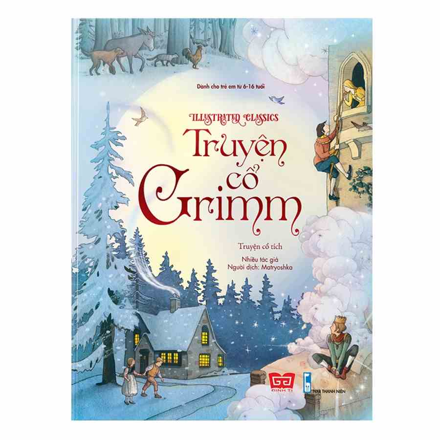 [Mã BMLTB35 giảm đến 35K đơn 99K] Sách – Illustrated Classics – Truyện Cổ Grimm - đinh tị