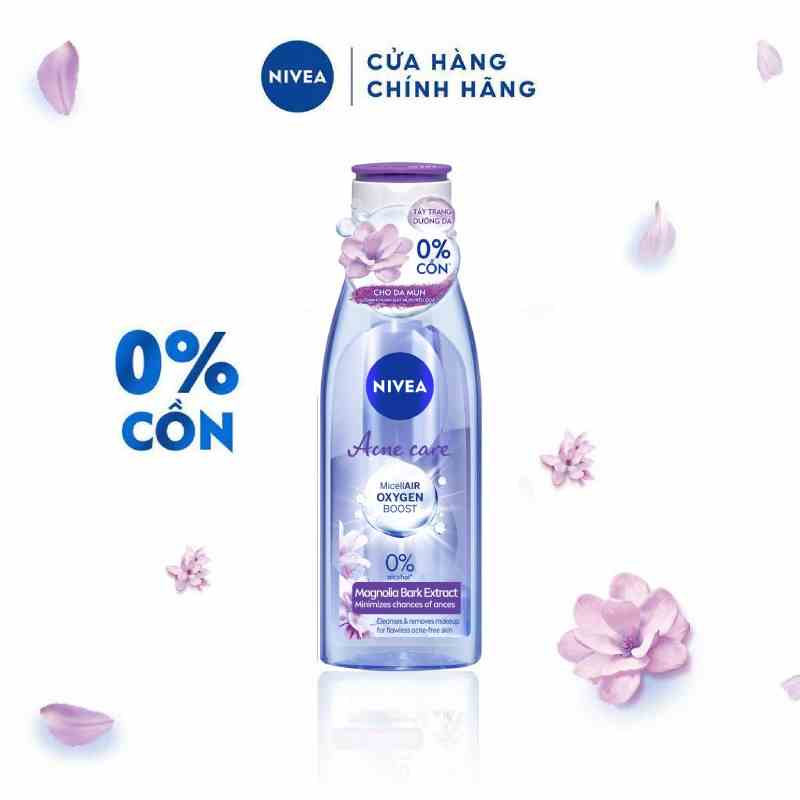 Nước tẩy trang Nivea cho da mụn Acne Care Makeup Clear Micellar Water 200ml - 89271