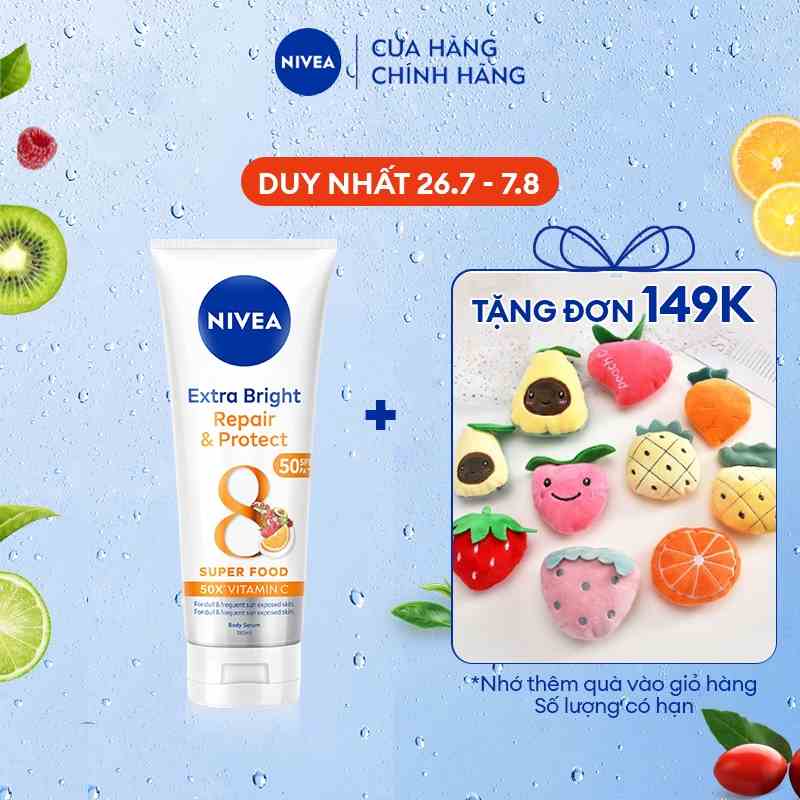 Tinh chất dưỡng thể dưỡng trắng Nivea giúp phục hồi & chống nắng Nivea SPF50 (180ml) 88314