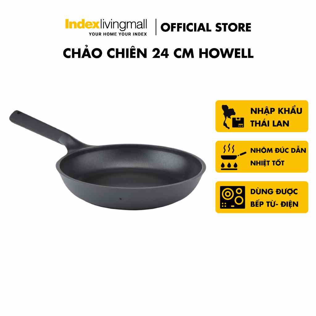 [Mã BMLTA35 giảm đến 35K đơn 99K] Chảo Chiên 24cm HOWELL Index Living Mall