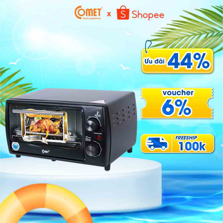 [Mã ELCMVIP1 giảm 10% đơn 699K] Lò nướng điện 10L COMET - CM6510