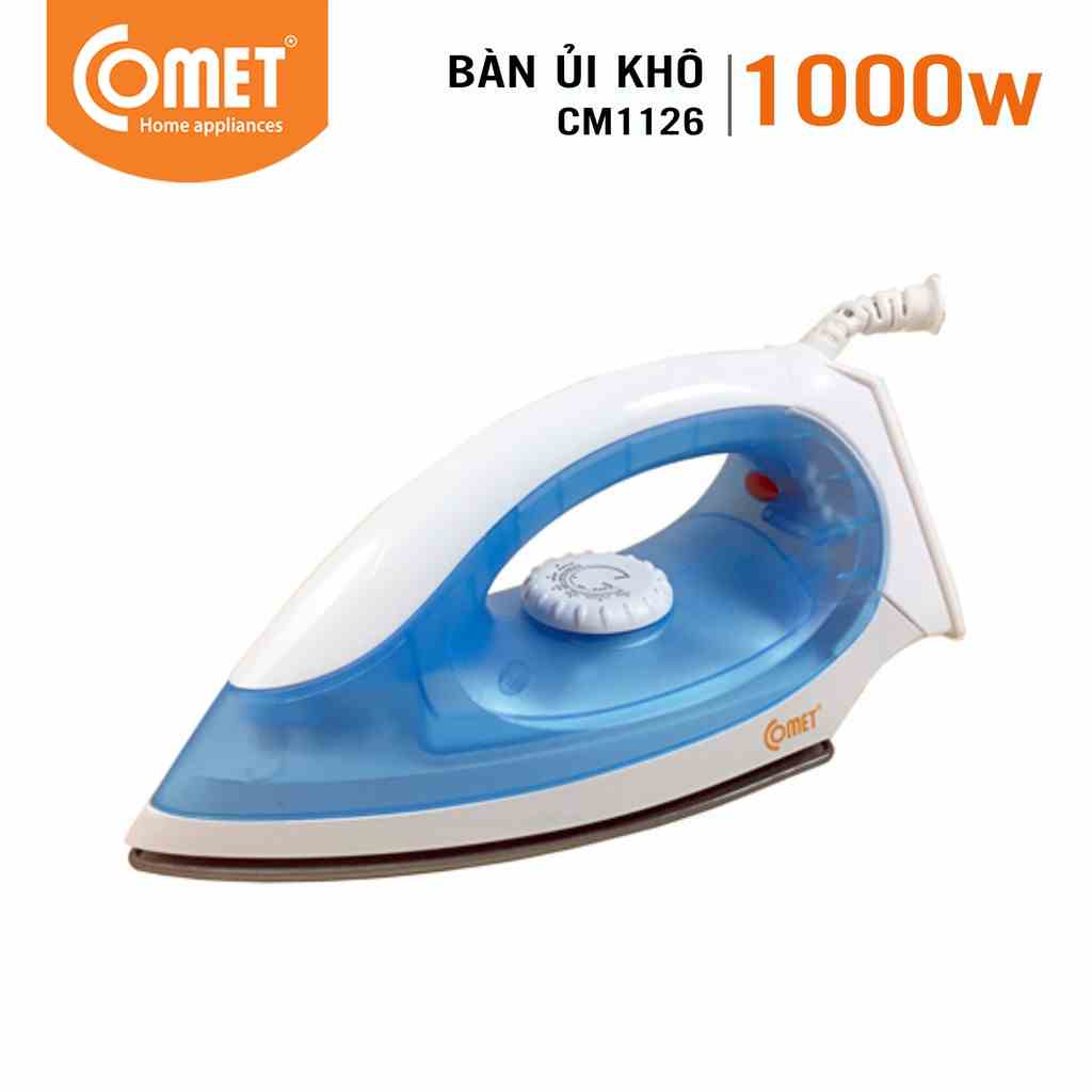 [Mã ELCMVIP1 giảm 10% đơn 699K] Bàn ủi khô COMET CM1126