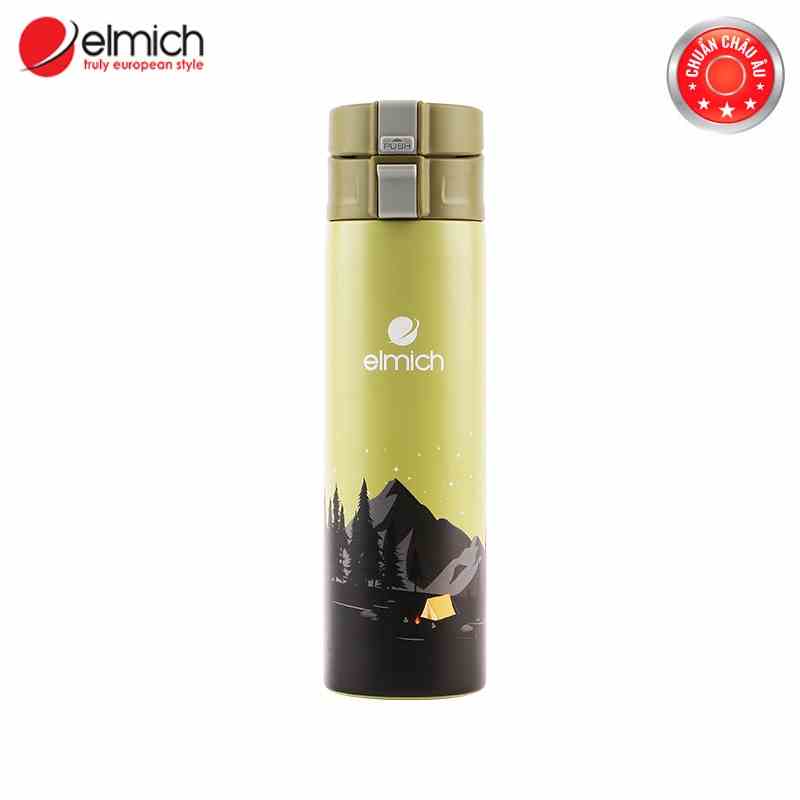 [LIFEMCMBP4 -12% đơn 250K] Bình giữ nhiệt inox 304 cao cấp Elmich EL-8011OL dung tích 480ml