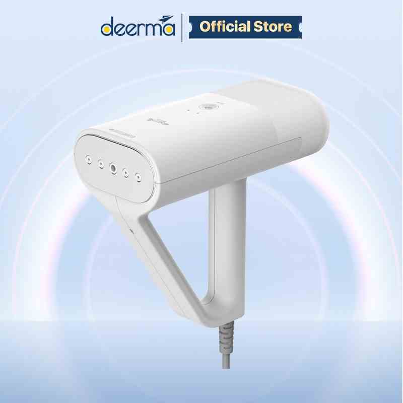 Bàn ủi hơi nước Deerma HS100 nhỏ gọn công suất 1000W là phẳng các loại vải + tặng Đầu Ổ Chuyển Đổi