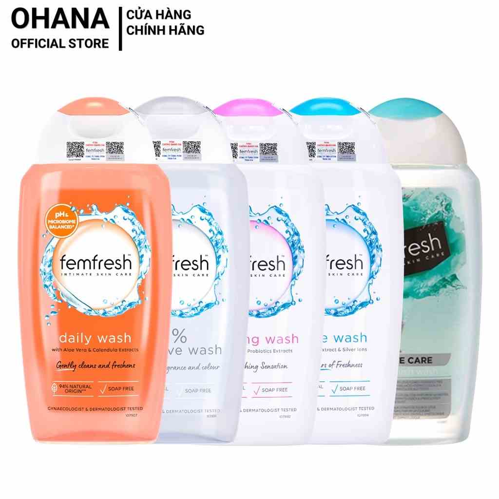 Dung Dịch Vệ Sinh Phụ Nữ Cao Cấp Femfresh Wash (150ml/250ml)