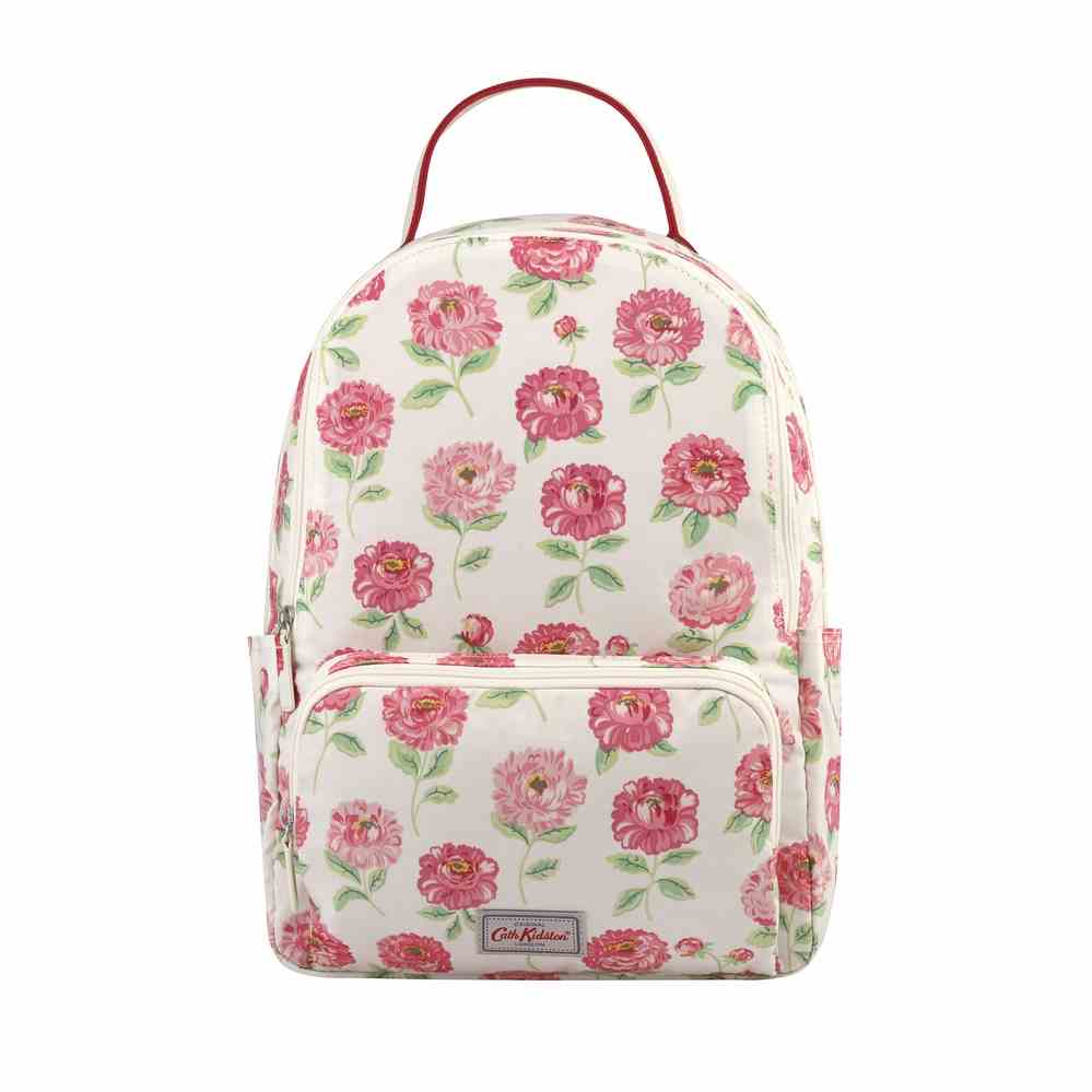 [Mã BMLTB200 giảm đến 100K đơn 499K] Cath Kidston - Balo Pocket Backpack Dahlia - 1009378 - Cream