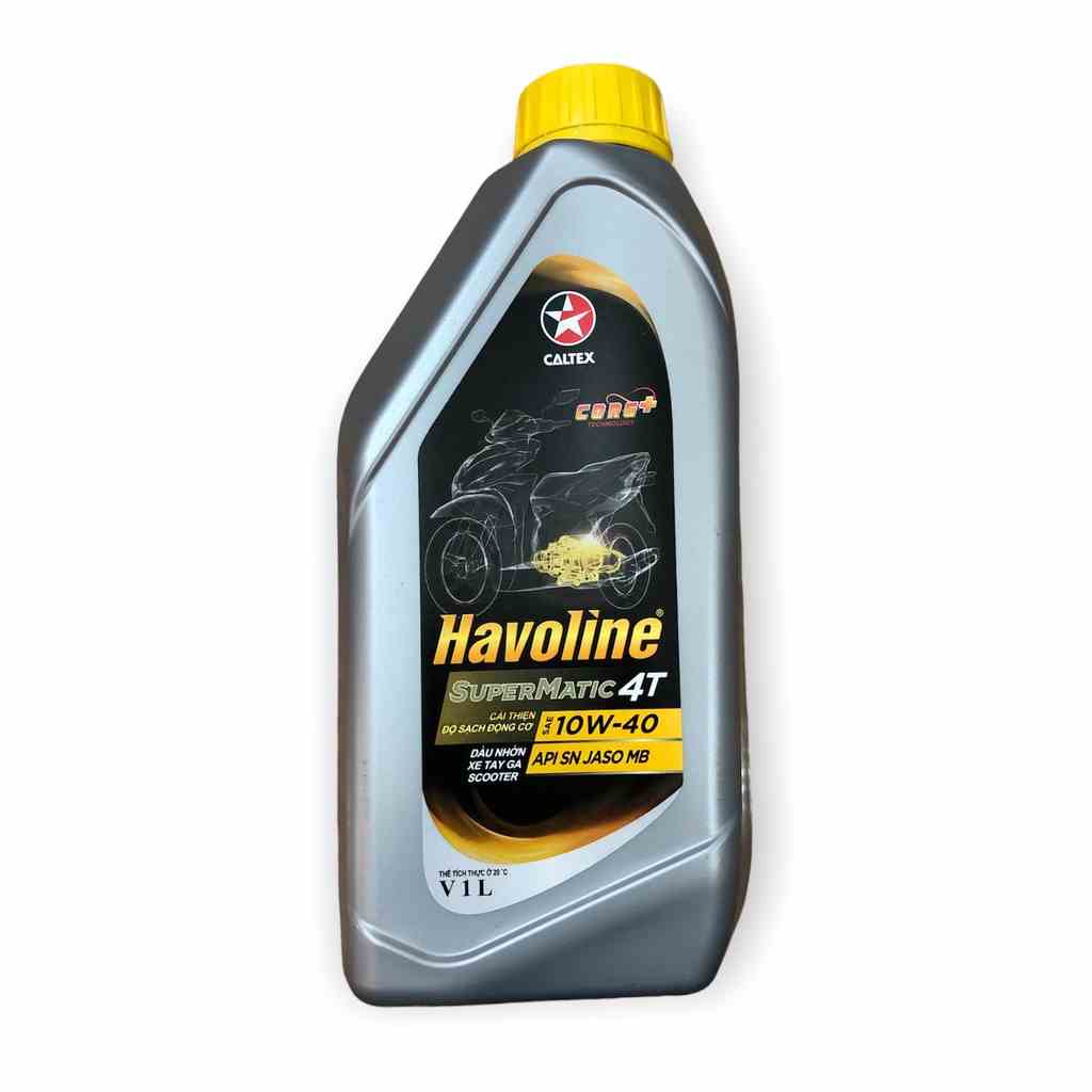 Nhớt xe ga gốc khoáng Caltex Havoline SuperMatic4T 10w40 [ 1L ]