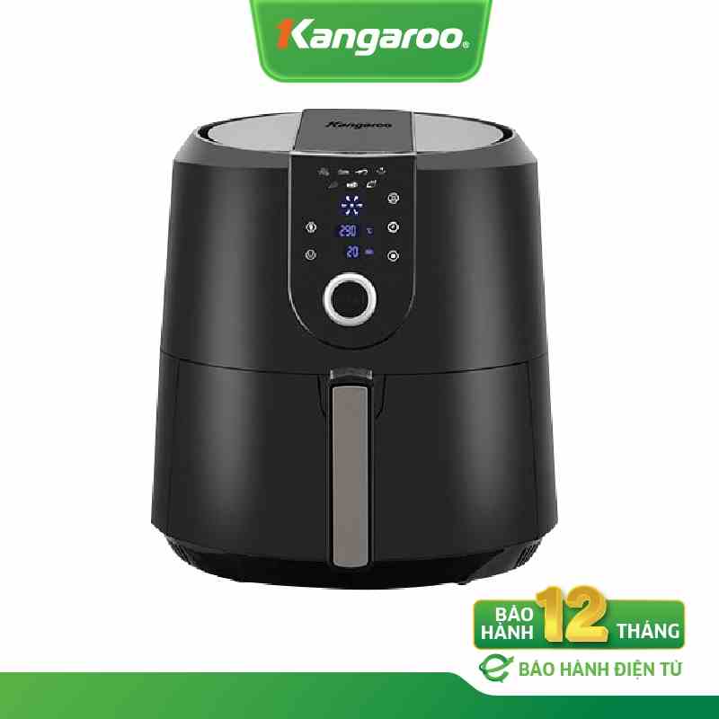 [Mã ELHA22 giảm 6% đơn 300K] Nồi chiên không dầu điện tử 5.2L Kangaroo KG55AF1A