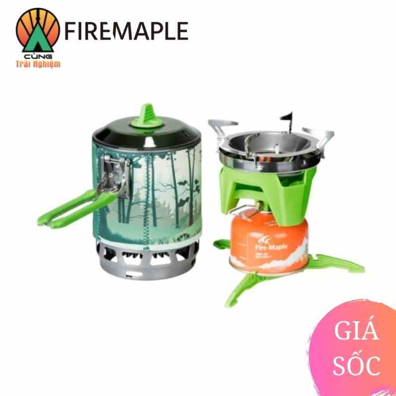 Bếp Cắm Trại Kèm Nồi 0,8L Ngoài Trời Chuyên Dụng Fire Maple Dùng cho Du Lịch Dã ngoại Fixed Star X3