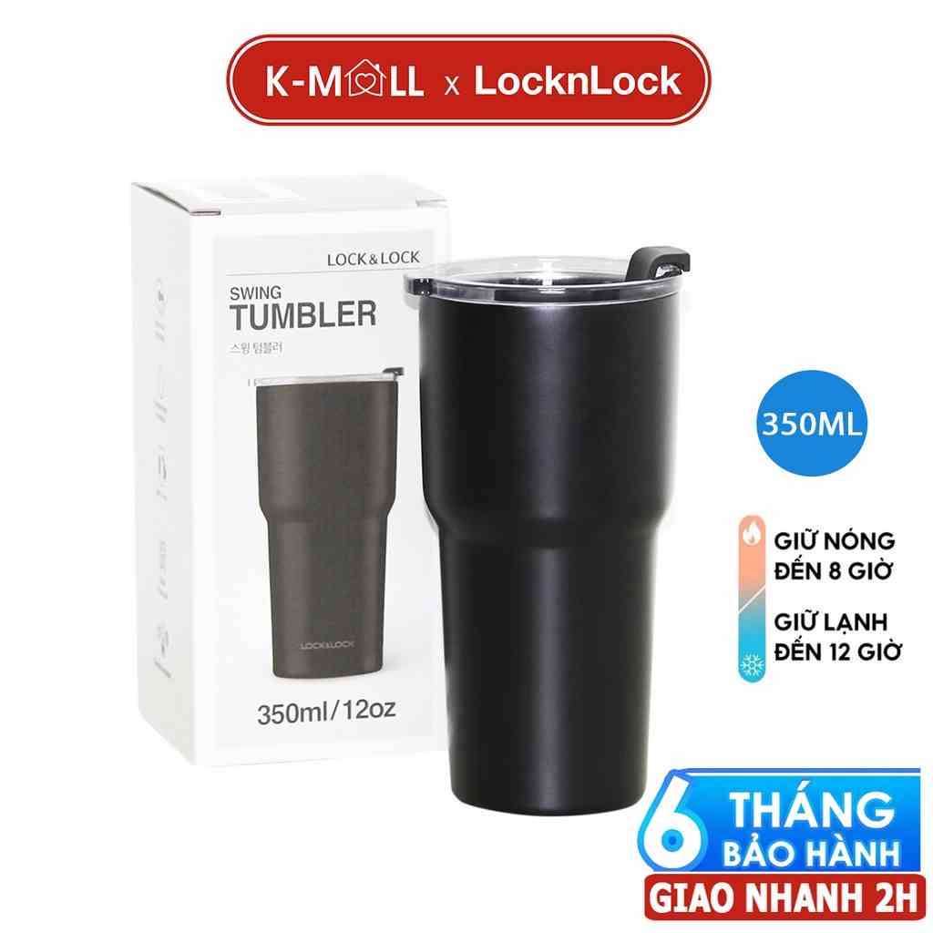 Ly giữ nhiệt LocknLock Swing Tumbler LHC4179 LHC4197BLK dung tích 350ml màu đen  - K-MALL