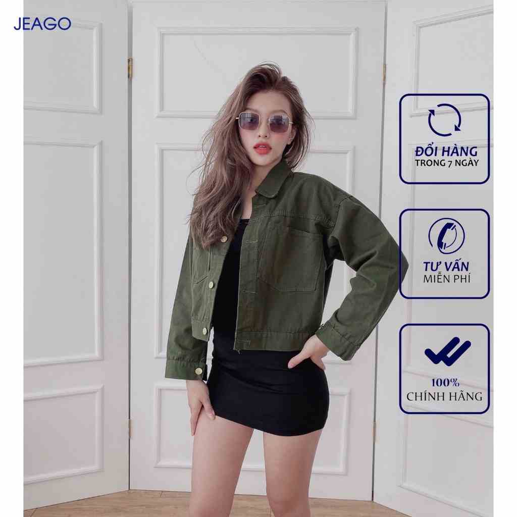 Áo khoác kaki nữ JEAGO