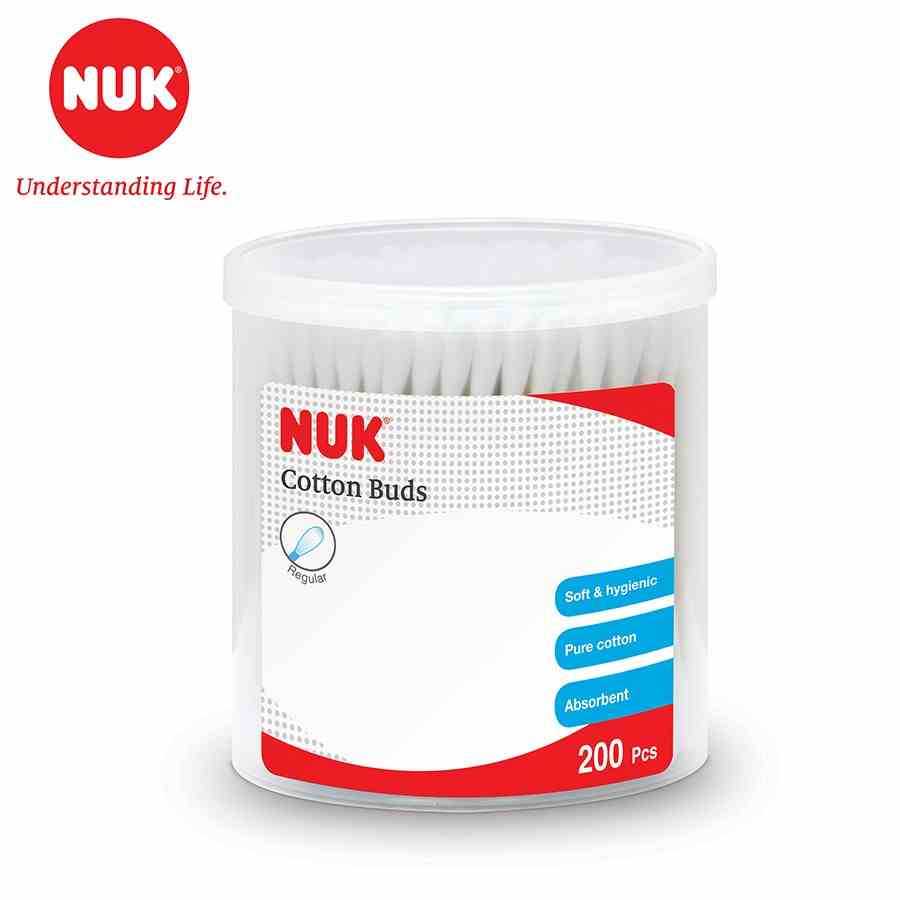 [Mã BMLTB35 giảm đến 35K đơn 99K] Tăm bông cotton NUK hộp 200c