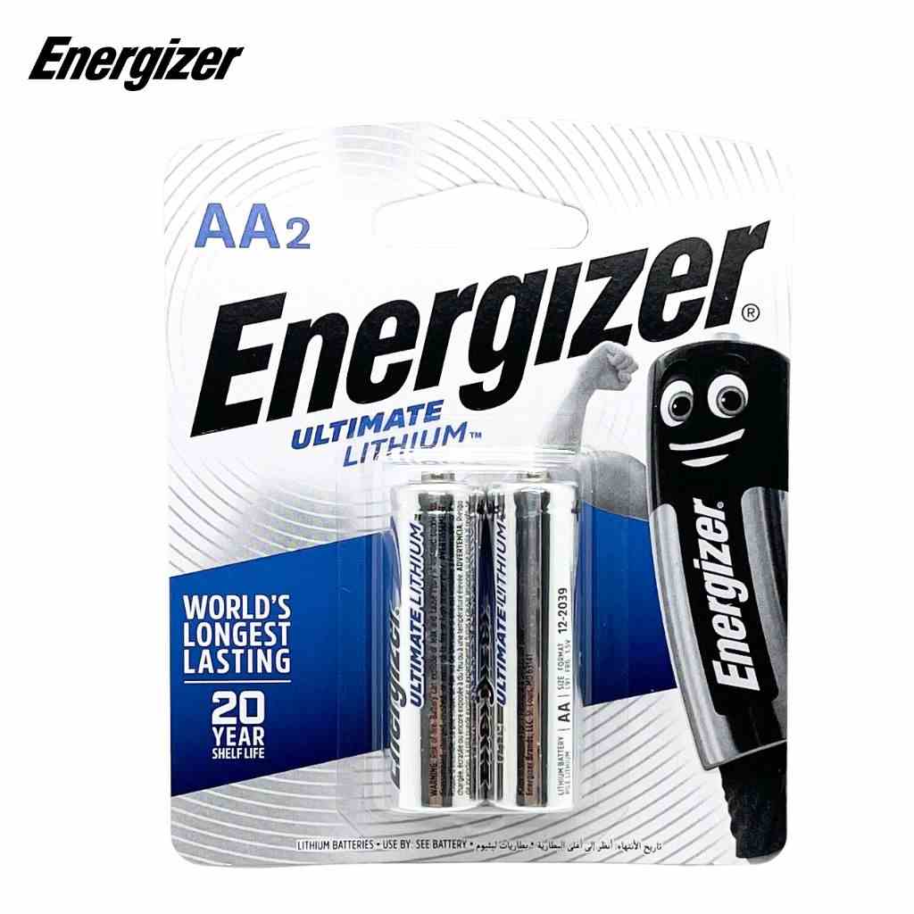 [Mã BMLTB35 giảm đến 35K đơn 99K] Vỉ 2 Viên Pin AA 1,5V ENERGIZER LITHIUM ULTIMATE LR91 Hàng chính Hãng