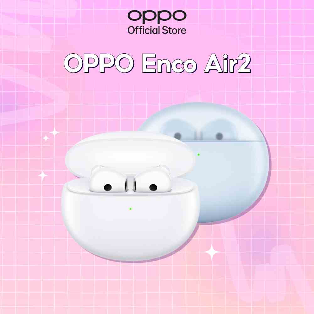 Tai Nghe True Wireless OPPO Enco Air 2 | Chống Ồn Thông Minh Ai | Màng Loa Mạ Titan