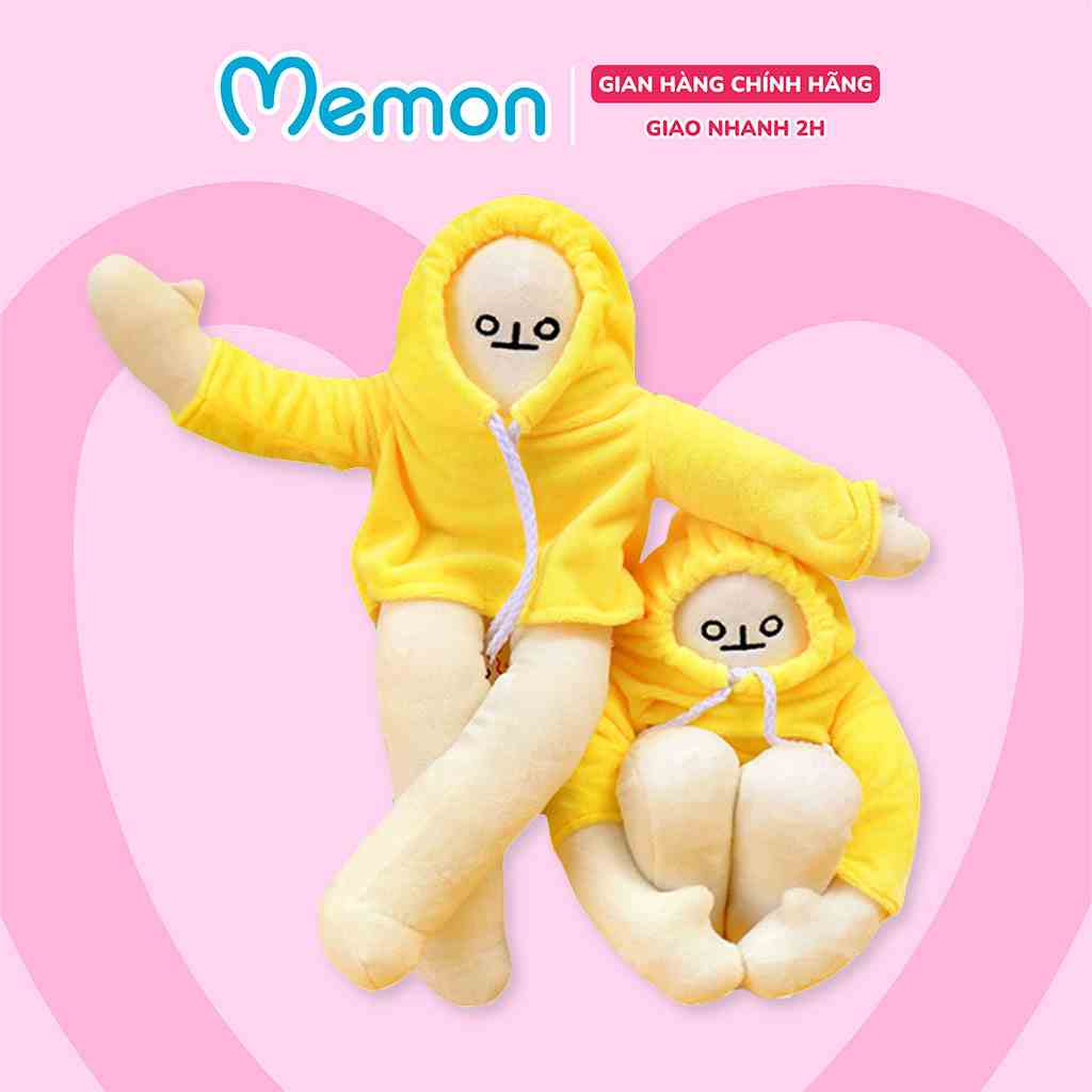 Banana Man Người Chuối Nhồi Bông Trầm Cảm LELUSH Đáng Yêu Cao Cấp Memon