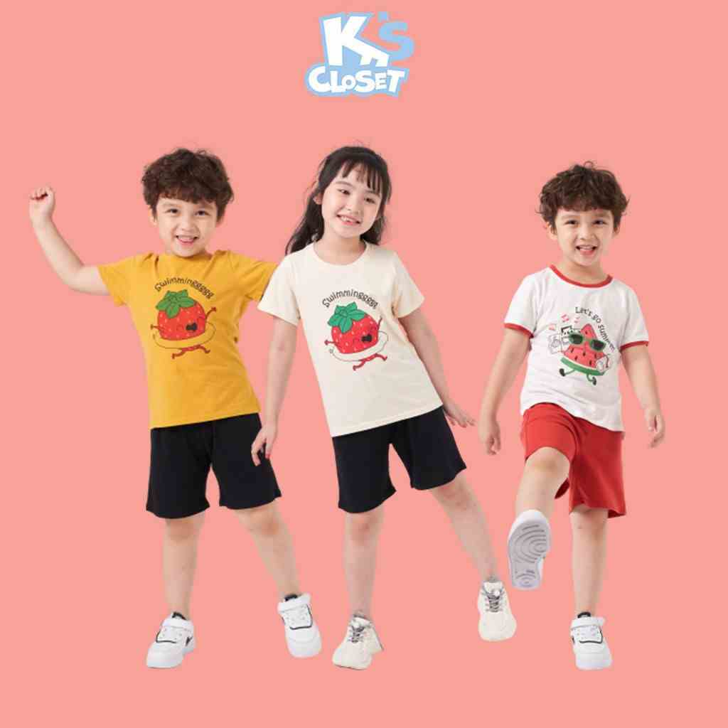 Bộ Quần Áo Ks Closet Cộc Tay Cho Bé Trai Và Bé Gái (2 - 9 Tuổi) E045ONS / E046ONS / E110ONS