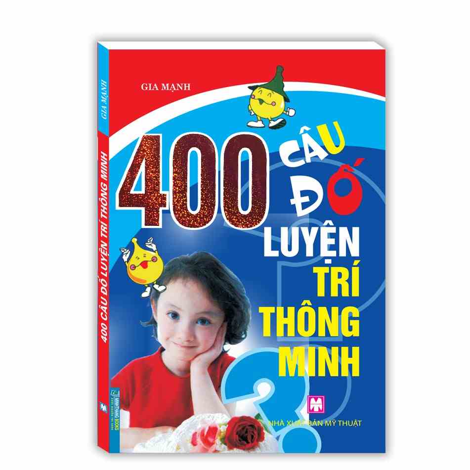 [Mã BMLTB35 giảm đến 35K đơn 99K] Sách - 400 câu đố luyện trí thông minh(tái bản)