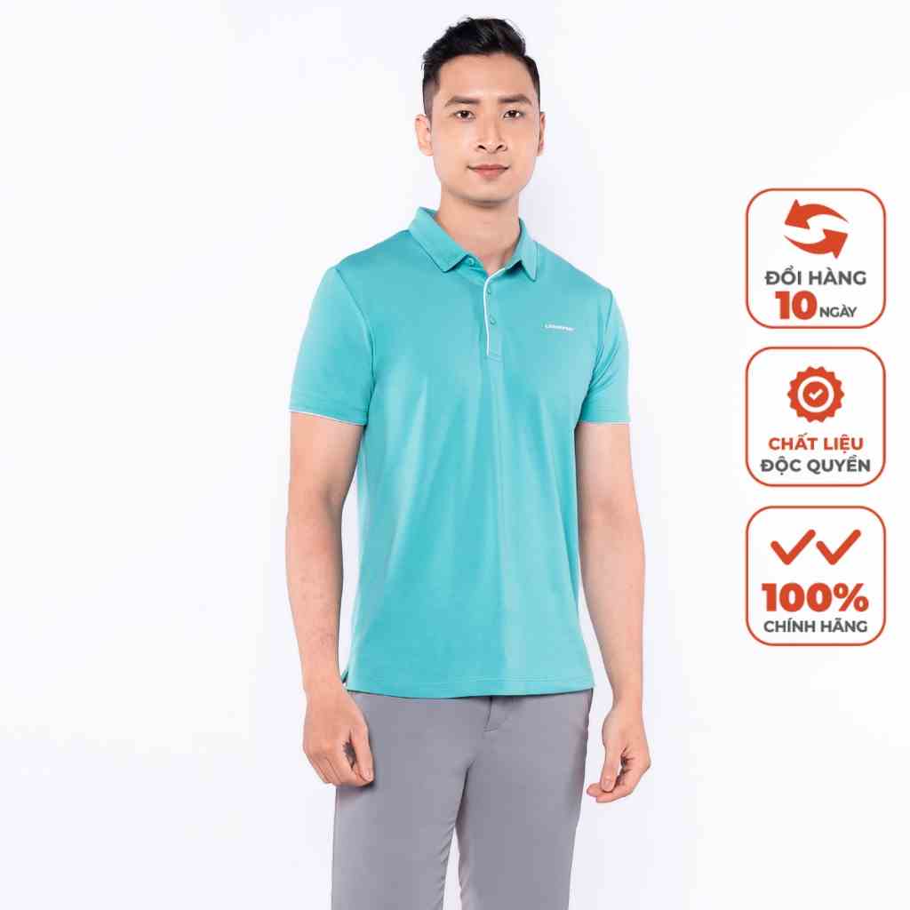 Áo Polo Nam Livan Sport Prime Màu Xanh Thanh Lịch Chống Nhăn Nhàu Kháng Khuẩn