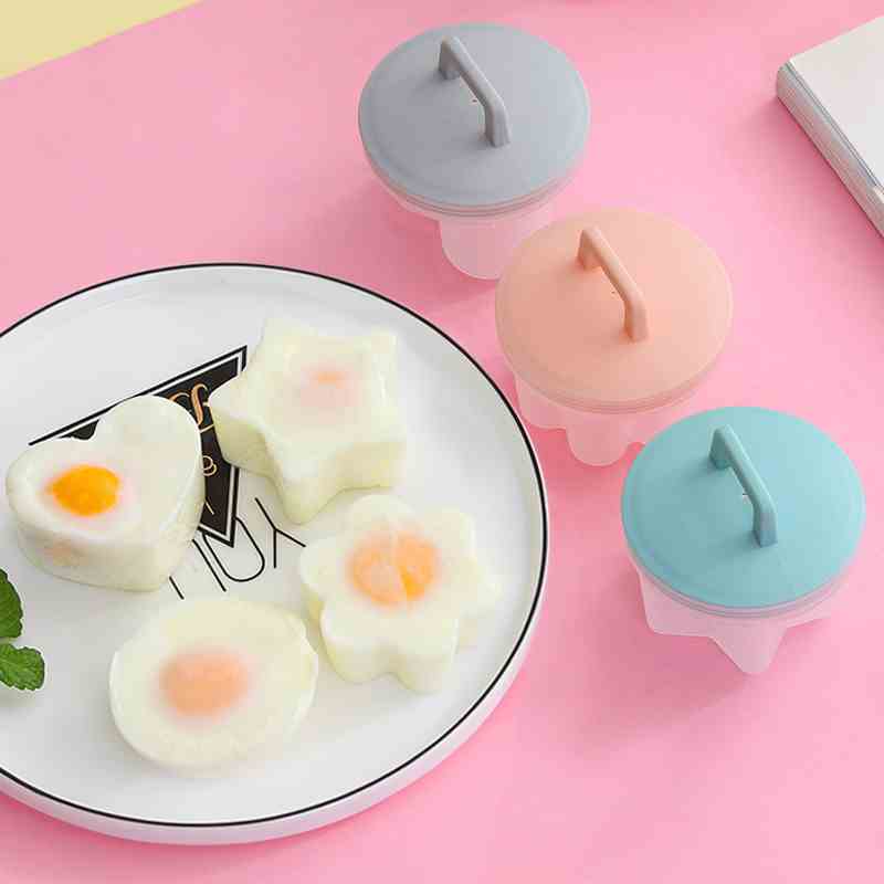 Set 4 khuôn dụng cụ làm bánh, hấp trứng KidsWorld kèm chổi quét dầu nhiều hình cho bé ăn dặm