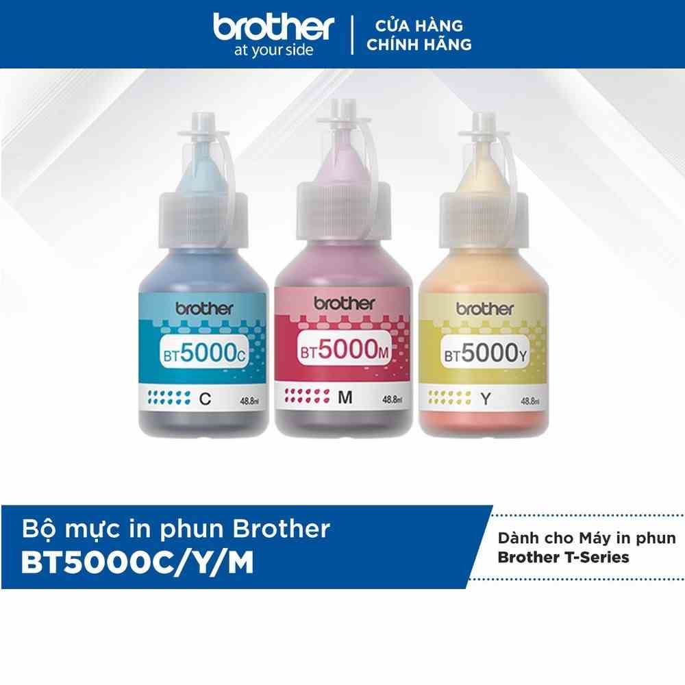 Bộ mực in phun Brother BT5000C/Y/M