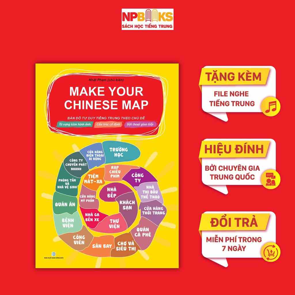 [Mã BMLTB35 giảm đến 35K đơn 99K] Sách - Make your chinese map - Phiên bản mới 2021