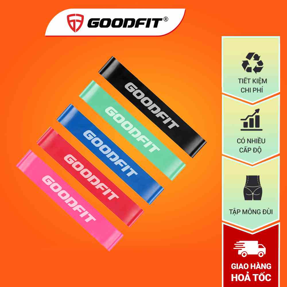 Dây kháng lực Miniband, dây tập mông từ cao su thiên nhiên GoodFit GF911MB