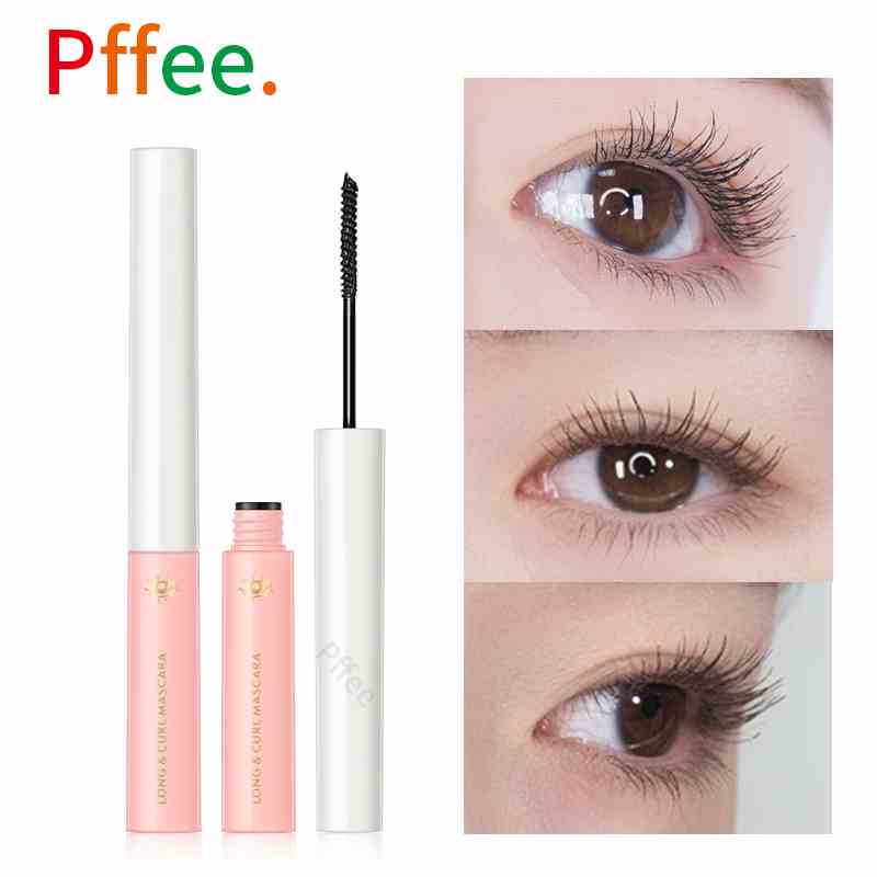 Mascara PFFEE 5ML màu đen + nâu chống thấm nước lâu trôi chuốt dài và cong mi